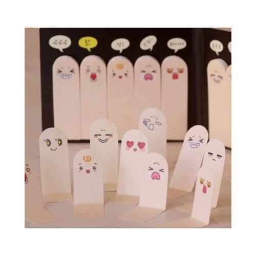 200 Pages Cute Kawaii Ten Fingers Sticky Notes Sticker Bookmark Flags Memo Pads Sticky bookmark Papeleria Stationery