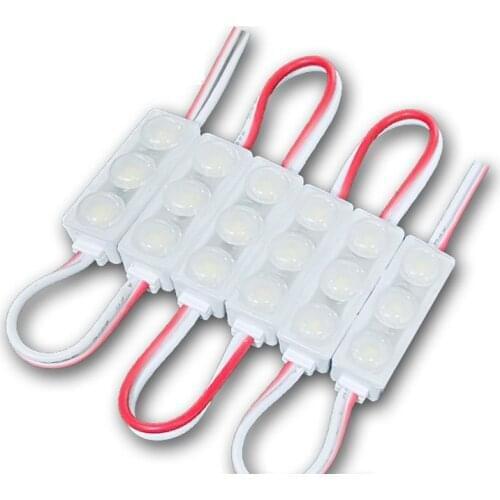 50PCS Mini Small Letter LED Module 2835 3LED Module 30mmx9mm with Lens 50pcs/string LED backlight module for Lightbox Warm White