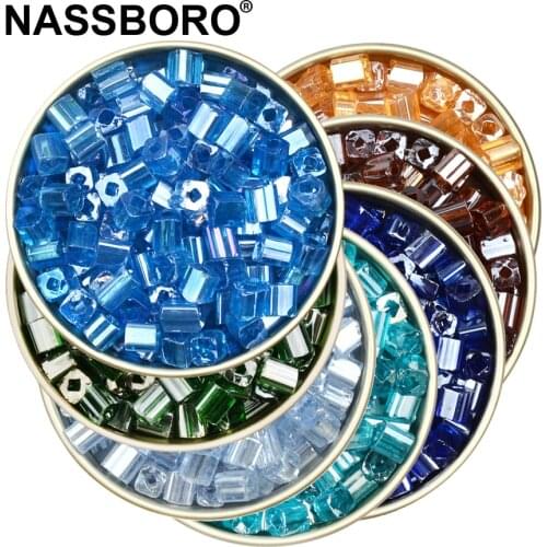 Approx.4mm Transpent Luminou Square Charm Beads Loose Czech Glass Beads for Jewelry Making Diy Bracelet Beads Necklace