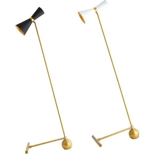 Lustre Painted Gold E27 Led Floor Lamp 1 Light Speaker Floor Light Nordic Minimalism Living Room Floor Lamp Metal Lamp Lamparas