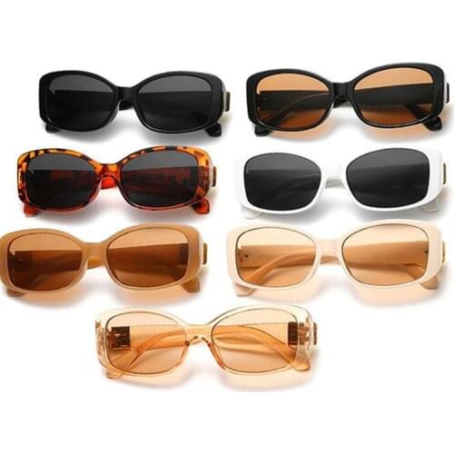 Brand Designer Sunglasses Fashion Women Sun Glases Anti-UV Spectacles Oversize Frame Eyeglasses Rectangle Adumbral Goggle A