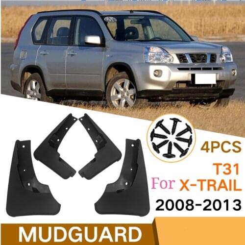 Car Mudguard For Nissan X-Trail T31 2008-2013 High-quality Mudguard Anti-splash Protection Body Anti-fouling Car Accessories