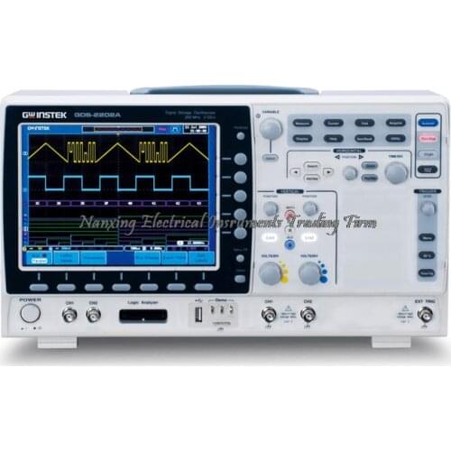 Fast arrival TaiWan Gwinstek GDS-2102A 100MHz, 2-Channel, Digital Storage Oscilloscope
