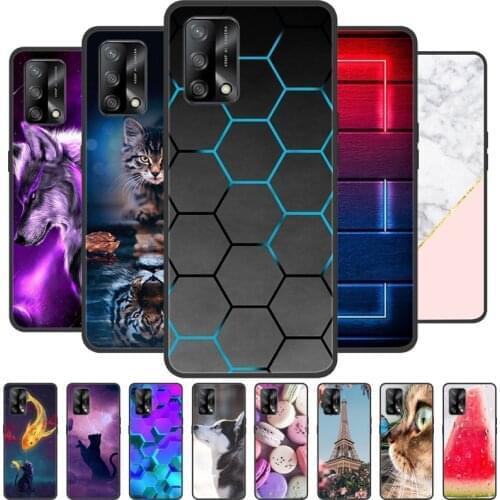 For Oppo F19 Case Soft Silicone Back Cover TPU Phone Case for Oppo F19 Pro Plus 5G Bumper Coque for Oppo F19 F 19 Fundas Shell