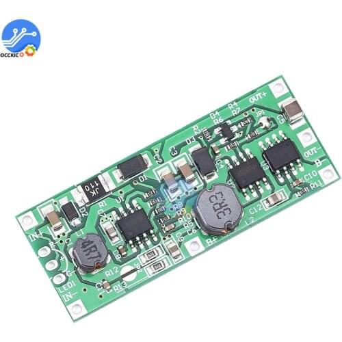 DC 5V-12V to 9V 12V UPS Voltage Converter Module for 18650 Lithium Battery Charging UPS Uninterruptible Power Supply