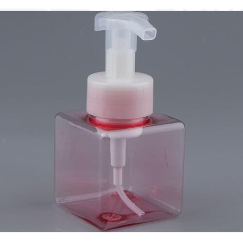 Square 8oz/250ml Foaming Soap Dispenser Foam Pump Bottle for DIY Liquid Soap