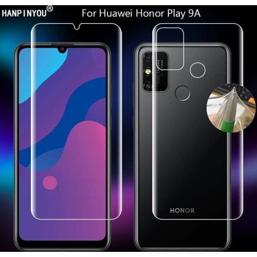 For Huawei Honor 9A Play 9A 6.3“ Clear TPU / Matte Anti-Fingerprints Hydrogel Full Cover Soft Screen Protector Skin Film