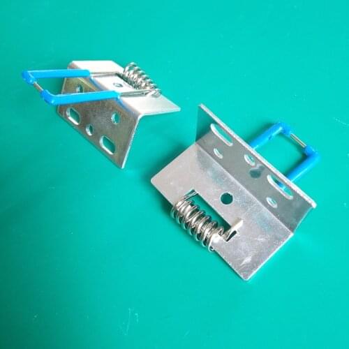 10Pieces/lot led panel lamps fixing spring Clamp downlight fixing spring clips with 39mm metal bracket for recessed lights