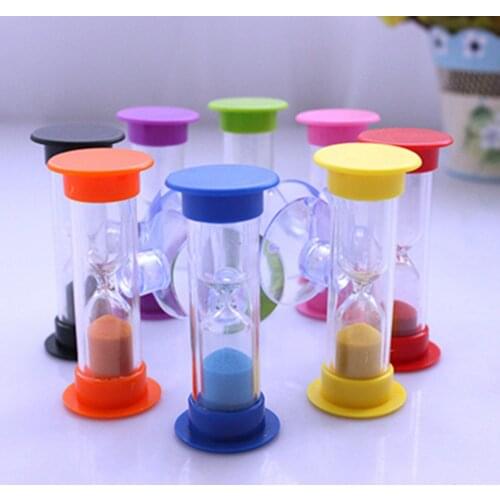 2019 Shower Timer Toy with Sucker Practical Sand Clock Bathing Tool Gadget Convenient Hourglass ABS Bathroom Accessories Home