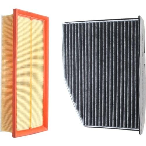 Cabin Air Filter Set for Volkswagen Sharan Tiguan Touran Cc Eos Golf 5 6 Caddy Jetta3 4 Model 2004-2008 09- Car Accessories