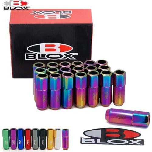 Blox Forged 7075 Aluminium Racing Wheel Nuts P=1.25/1.5, L=60mm, 20Pcs EP-550NUTS-ALBZ