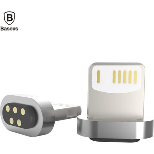 For apple lightning magnetic adapter charging for iPhone xs max xr x 8 7 6 plus 5 ipad pro charger cable plug 2.4A Original 8pin