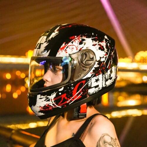 Safety Modular Flip Motorcycle Helmet Personalized Fashion Helmet Voyage Racing Lens Helmet Interior Visor Four Seasons Helmet