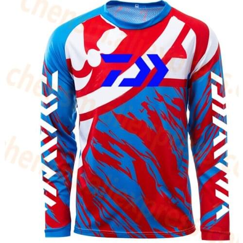 4 Colors 2020 New Style Daiwa DAWA Men Fishing Clothes UV Protection Moisture Wicking Quick-drying Breathable Fishing Shirts