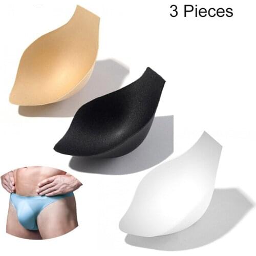 Mens Sponge Pad Underwear Enhancer Cup Men Briefs Sexy Penis Bulge Pouch Enhancing Men Briefs
