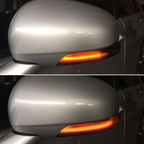 Euro-market Dynamic Blinker LED Turn Signal Light Indicator For Toyota Camry Prius (PLUG-IN HBD) PRIUS ZVW30 IQ 2008 2009-2012