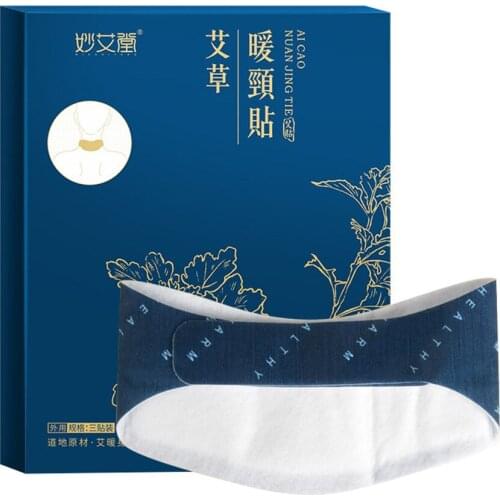 SHARE HO 1 Box = 3 Piece Self- Heating Moxibustion Plaster Chinese Moxa Cover Acupuntura Point Therapy Neck Sticker Patches