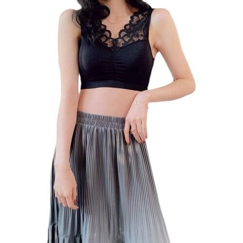 Sexy underwear woman gathers bra V collar vest beauty back bra without underwire