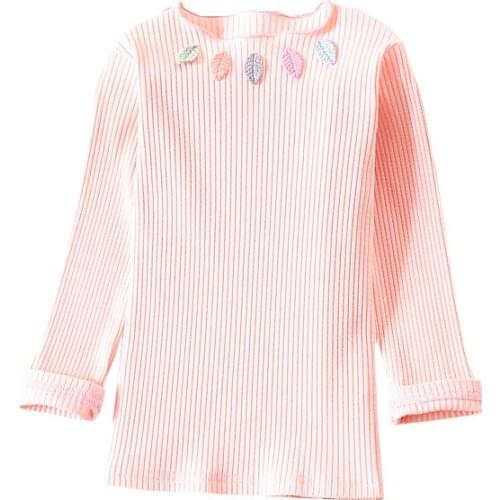 Colored leaves Baby Boys Girls Turtleneck Sweaters Sweater Kids Sweaters For Winter Knitted Bottoming Boys Bottoming sweater