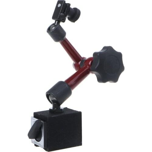 Universal Flexible Magnetic Base Holder Stand For Dial Gauge Test Indicator Tool B95A