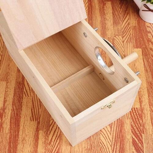 Wooden Bird Cage Breeding Box Nesting Boxes Hatching Cage for Parakeet Budgies Cocktail Finch Lovebird Parrot Bird Box Birdhouse