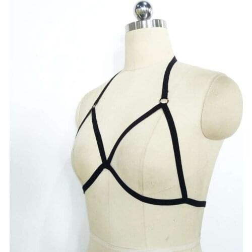 Women Fashion See-through Bras Elastic Bra Bandage Cloth Sexy Wiring Harness Underwear