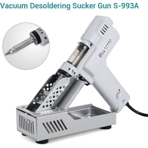 110V/220V Electric solder sucker S-993A Electric Vacuum Desoldering Pump Solder Sucker Gun 100W
