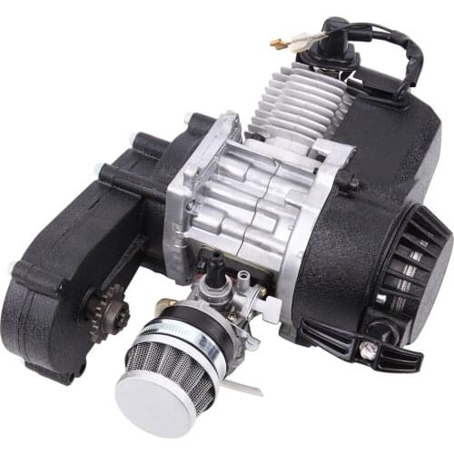 49CC Engine 2 Stroke Pocket Bike Engine Motor Complete Mini Engine Air Filter Pull Start For Quad Cross Bike Scooter ATV
