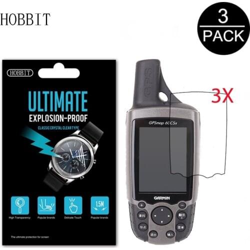3PACK Exploriso-Proof LCD Shield Film For Garmin GPSMAP 60 60C 60CS 60CSx 60CX Accessories Anti-Scratch Screen Protector