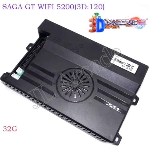 3288 upgrade pandora box saga GT 3d wifi pcb board with 32G 5200 in 1 game for arcade video game machines arcade cabinet