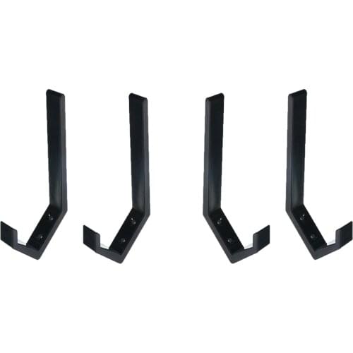 4x Wall Mount Motorcycle Helmet Holder Hook Hat Bags Hanger Display Rack