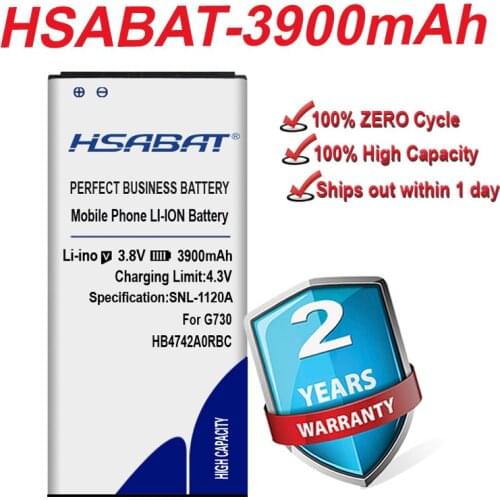 HSABAT HB4742A0RBC HB4742A0RBW 3900mAh Battery for Huawei Honor 3C Battery G730 G740 H30-T00 H30-T10 H30-U10 H30