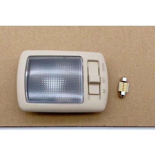 Beige color for Hyundai Elantra Kia Cerato Rear Dome Light Switch Reading Light Rear Row Light Middle Ceiling Light lamp