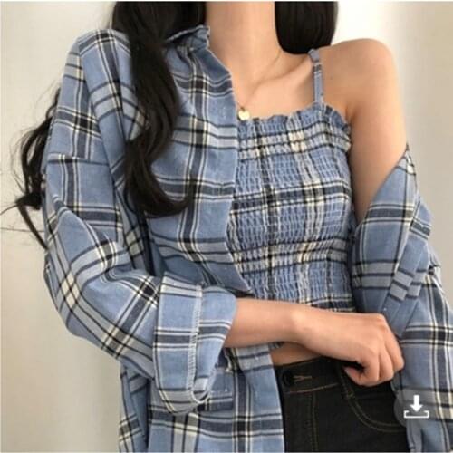 BULOCHOVA Women's Plaid Shirts