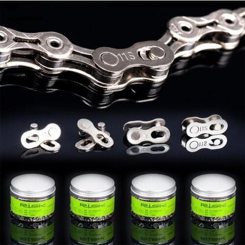 2Pcs Bike Chain Quick Link Mountain Bicycle Bike Chain Missing Quick Connector Connecting Master Link for 6 7 8 9 10 11 12 Speed