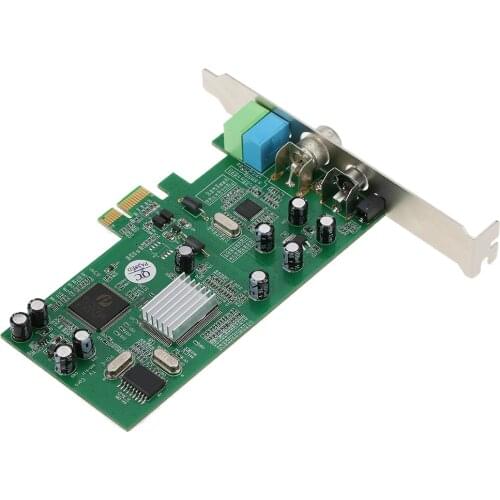 DVR Capture Recorder PCI-E Internal TV Tuner Card MPEG Video PAL PAL I NTSC SECAM PC PCI-E Multimedia Card Remote