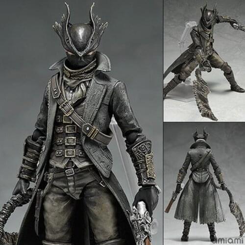 New 15cm Game Figure Figma 367 Bloodborne Hunter Ludwig PVC Action Figure Collection Bloodborne Doll Toys for Kids Christmas