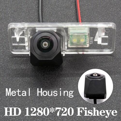 HD 1280*720 Fisheye Metal Housing Car Rear View Camera For Citroen C3 C4 C5 Citroen DS3 DS4 DS5 Citroen C-Elysee (DD) Sedan