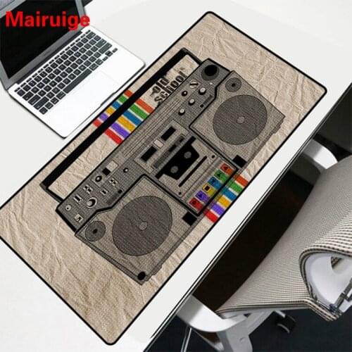 Mairuige Mouse Pad Old Radio Computer Notebook Cool Gaming Mouse Pad Non-slip Waterproof Gaming Desk Mat Game Accessories