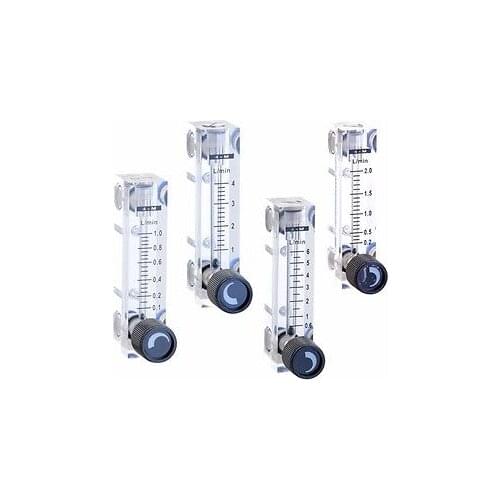 LZT-4T 0.1-1LPM Square Panel Type Gas Flowmeter Air Flow Meter rotameter