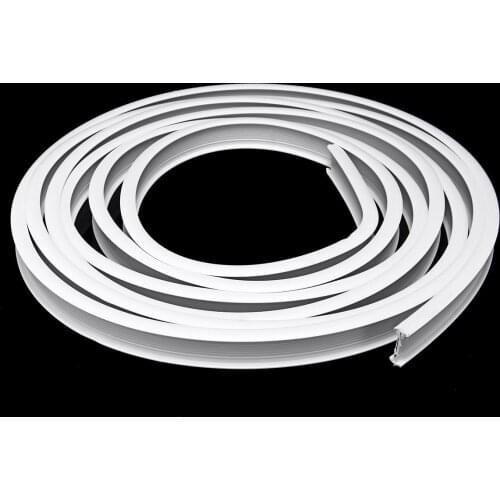 4m Track Rail Flexible Ceiling Mounted For Straight Slide Windows Balcony Plastic Bendable Home Window Curtain Decor Accessories