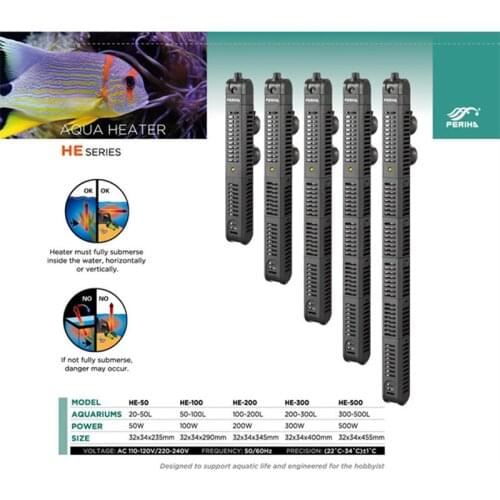 New aquarium Heating Rod Quartz Explosion-proof Glass Warmer Fish Tank Heating Constant Temperature Insulation heater Rod