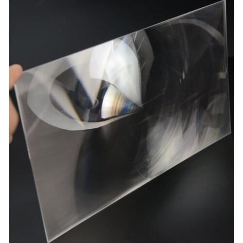 1pcs 400x300mm Optical PMMA Plastic Projector Solar Fresnel Lens Focal Length 330mm Projector Plane Magnifier,Solar concentrator