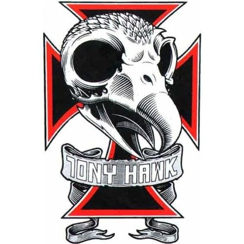 Creative Flower and Bird Skull Fossil Color Car Sticker PVC Personality Fashion Body Windows Exquisite Decal Waterproof Decorate