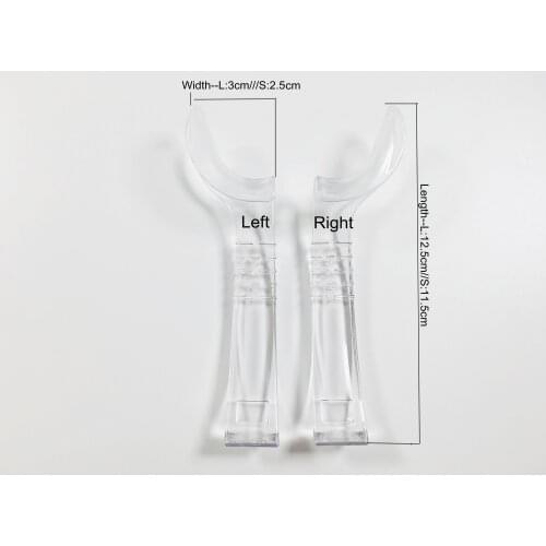 10pcs/Lot Dental Plastic Half-Lip Cheek Retractor Mouth Opener PropmRight/Left Autoclave 134