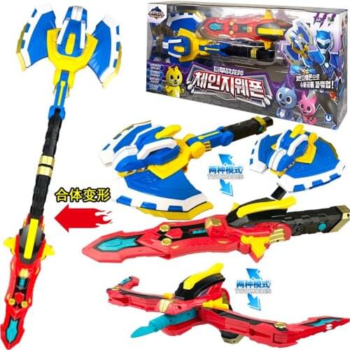 Transformers MINI FORCE X Super Dinosaur Power Sword Giant Dazzling Dragon Blade Childrens Deformable Action Figure Model Toys