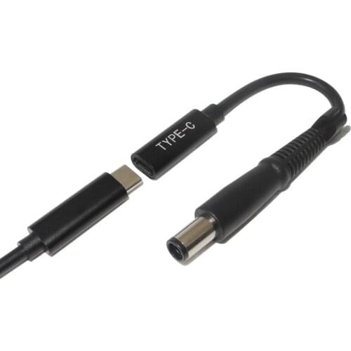 Huiyuan USB Type C PD Power Adapter Converter DC Plug Connector Cable Cord 7.4x5.0 mm with Pin Jack Fit for Hp Laptop Charger