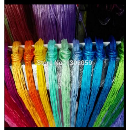 Available Total 100 Pieces Silk Floss Cross Stitch / Embroidery Silk Floss Thread // You Can Choose Any Colors And Quantity