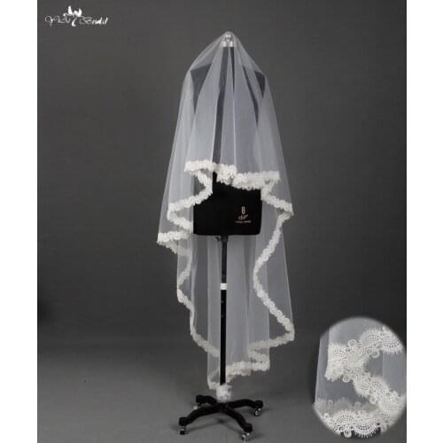 RSV2-Venice Lace 2m Long Veu De Noiva Longo Com Renda