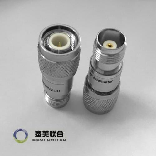 1 pcs 3W DC-3GHz,6GHz ATT:1-40dB TNC Type Male to Female coaxial fixed attenuators connector 1/2/3/5/6/10/15/20/30/40dB